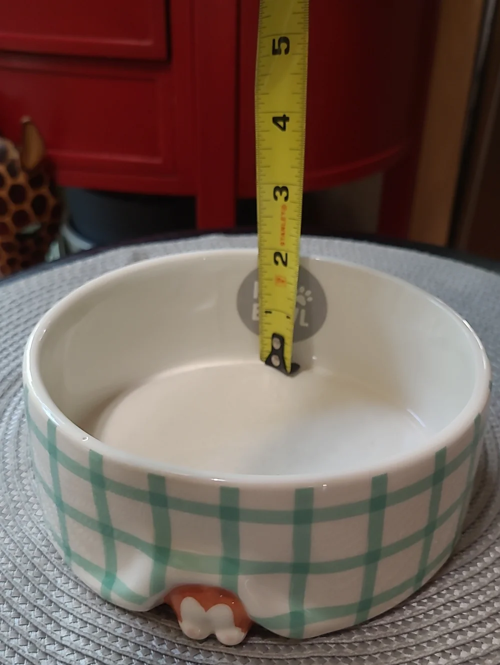 Rockeybear Ceramic Pet Bowl